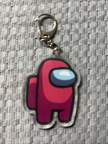 Among clip backpack red - among,