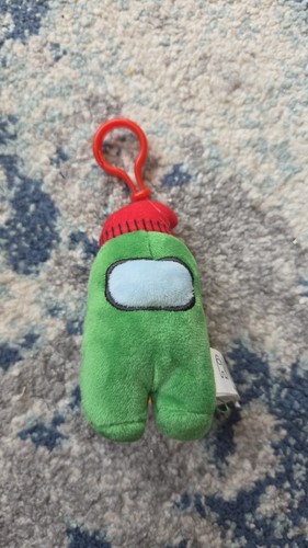 Among plush keychain green - us,